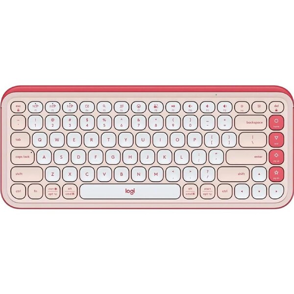 Logitech POP Icon Keys Wireless Keyboard (Rose)