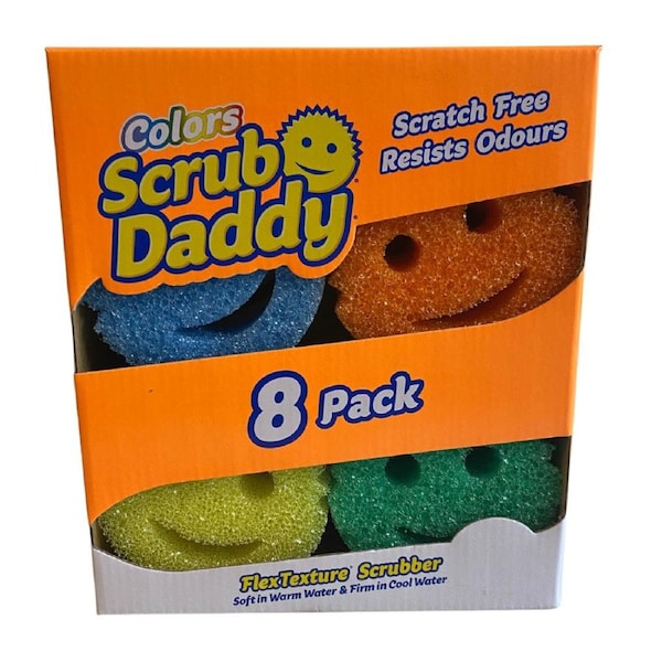 Scrub Daddy Colors 8 Pack Sponges