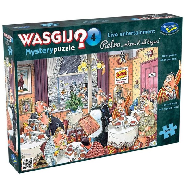 Wasgij Retro Mystery #4 Live Entertainment 500 XL Piece Jigsaw Puzzle