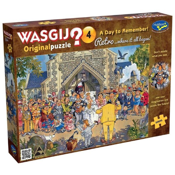 Wasgij Retro Original #4 A Day to Remember 500 XL Piece Jigsaw Puzzle