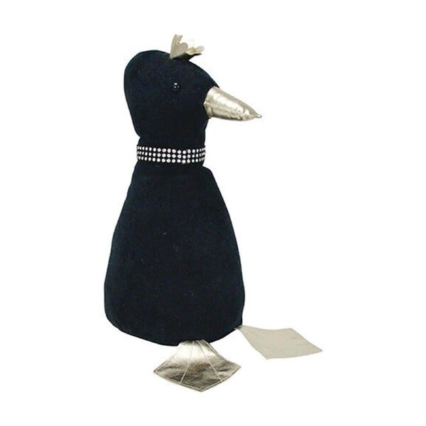 Annabel Trends Animal Themed Doorstop 24x34cm Home/Room Decoration Duck Black