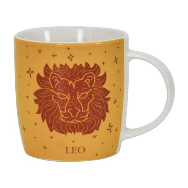 Annabel Trends Coffee Mug Zodiac Leo 350ml Milk/Tea Cup w/ Handle Yellow