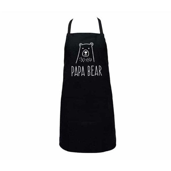 Annabel Trends Screen Print Apron Chef Kitchen Cooking Bib 60x80cm Papa Bear