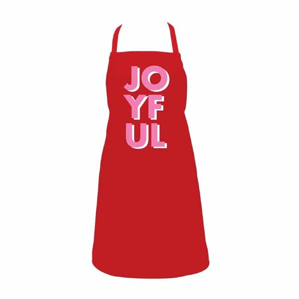 Annabel Trends Cotton Screen Print Apron Cooking Bib 60x80cm Christmas Joyful