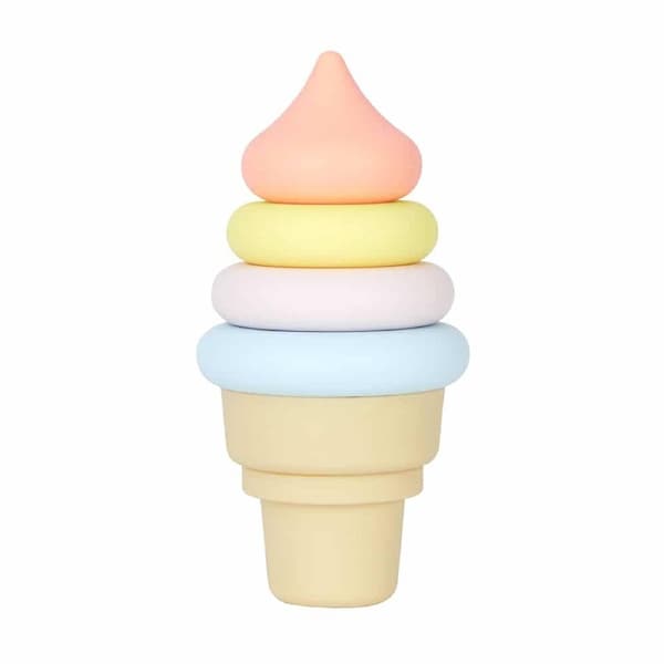 Annabel Trends Silicone Stackable Ice Cream Kids/Children Sensory Toy 13.5cm