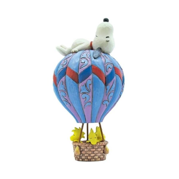 Peanuts by Jim Shore - Snoopy Laying on Hot Air Balloon