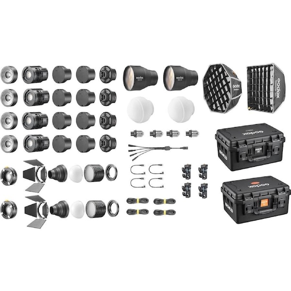 Godox KNOWLED MS60R RGB LED Light 4 Light Kit