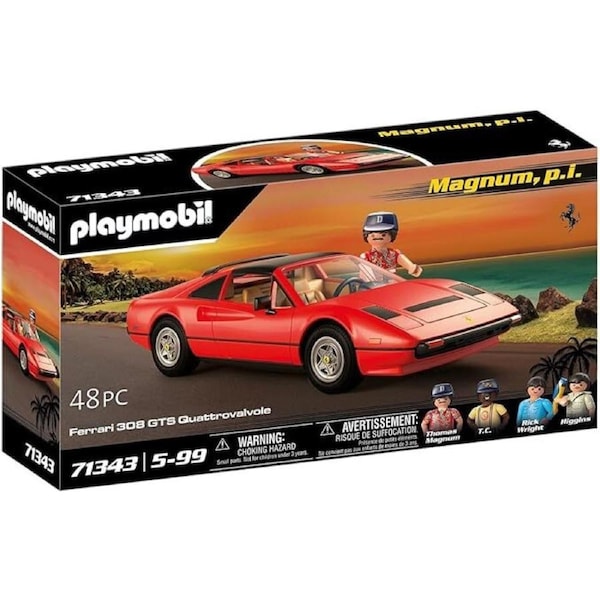 Playmobil Magnum P.I. - Ferrari 308 GTS Quattrovalvole