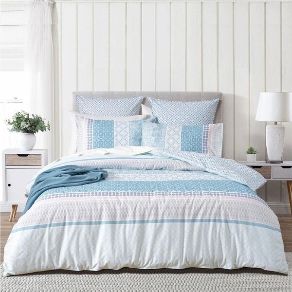 Renee Taylor 300 TC Cotton Reversible Euro Pillowcase Cover 65cm Square Margot