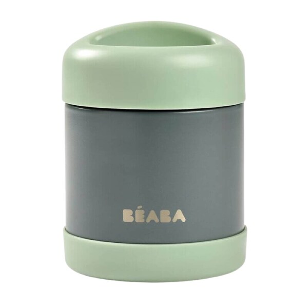 Beaba Stainless Steel Isothermal Portion 300ml - Mineral Grey