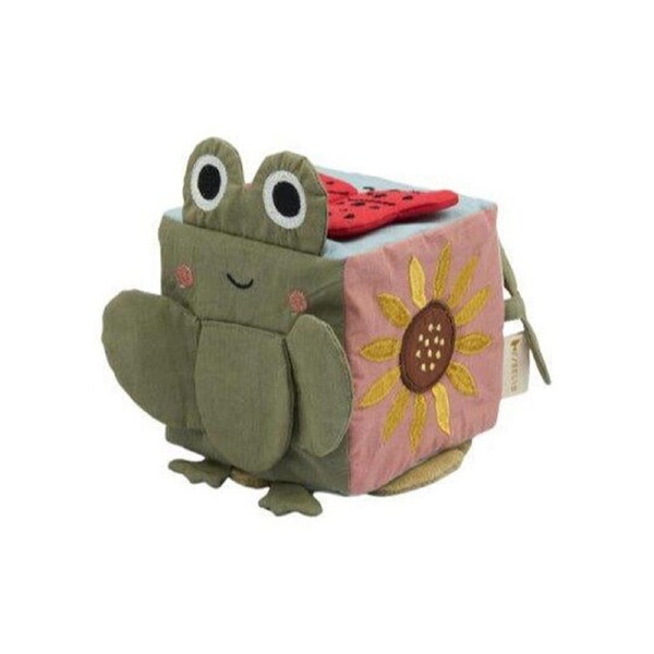 Fabelab Organic Cotton Baby/Infant Playful Toy Fabric Cube Garden 12cm 0y+