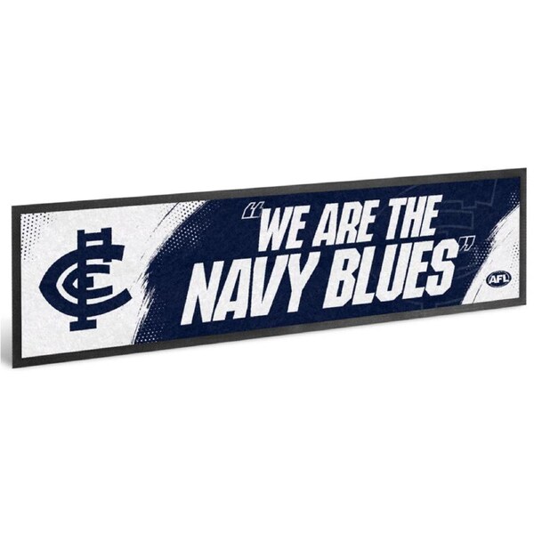 Carlton Blues AFL Team Song Bar Mat Runner