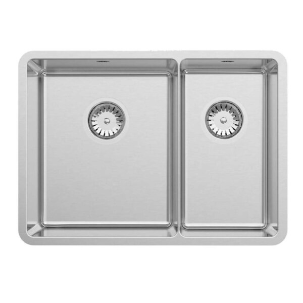 Abey Lucia 1 & 1/2 Double Bowl Inset/Undermount Sink LUA190