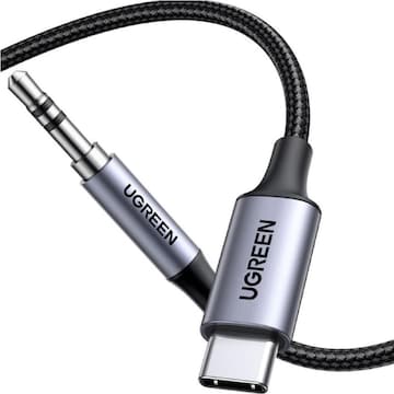 Adattatore UGREEN USB C A Jack 3,5mm – DAC Hi-Fi, Nero, Stereo Audio