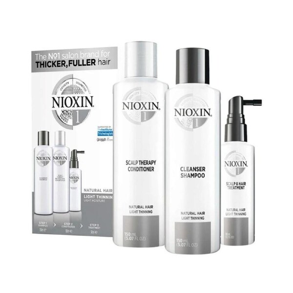 Nioxin System 1 Trial Kit - Natural Hair Light Thinning