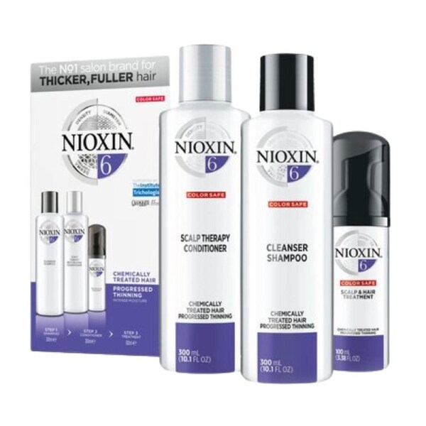 Nioxin System 6 Full Size Kit - Chemically Treated Hair With Progressed Thinning