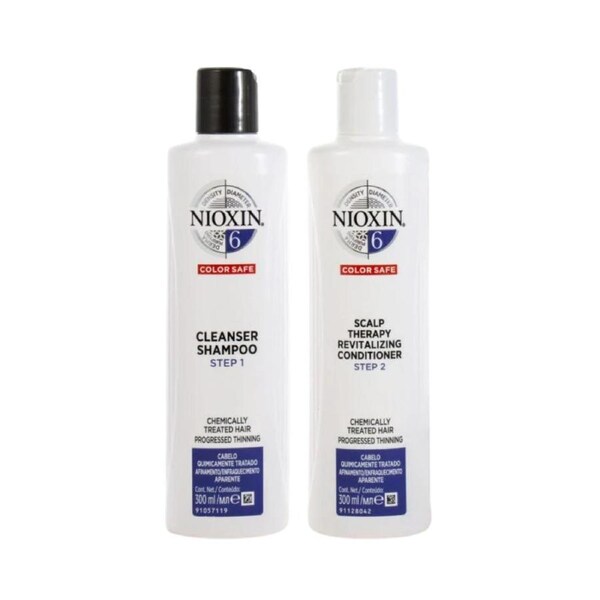 Nioxin System 6 Cleanser Shampoo and Revitalising Conditioner 300mL Duo