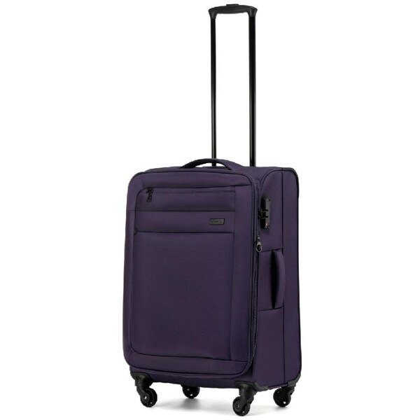 Tosca Sky Runner Medium Lightweight Travel 85L Suitcase Luggage 68cm Velvet