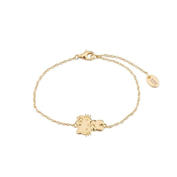Couture Kingdom Sanrio Precious Metal Hello Kitty Women Bracelet 17cm Gold