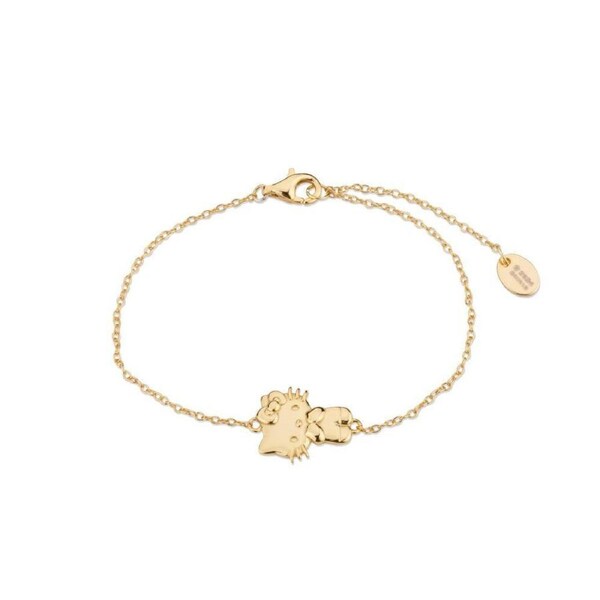 Couture Kingdom Sanrio Precious Metal Hello Kitty Bracelet 210mm Large Gold