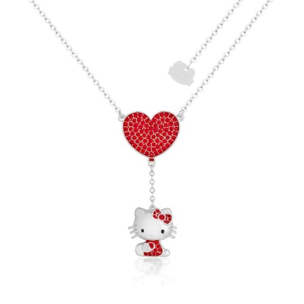 Couture Kingdom Sanrio Hello Kitty Love Necklace Pendant Accessory 45cm Silver