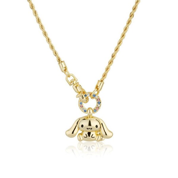 Couture Kingdom Sanrio Cinnamoroll Necklace Pendant Accessory 90cm Gold