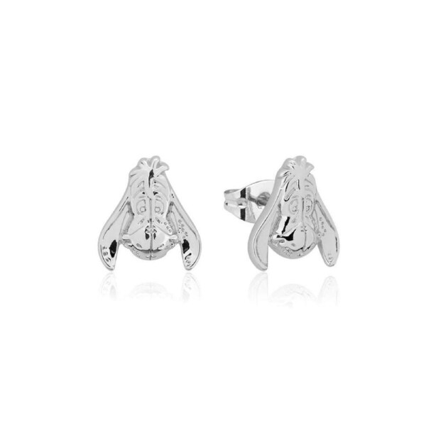 Couture Kingdom Disney Winnie The Pooh Eeyore Stud Earrings 10mm Silver