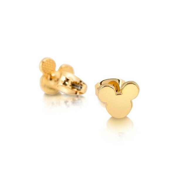 Couture Kingdom Disney Mickey Mouse Stud Earrings Fashion Accessory 8mm Gold