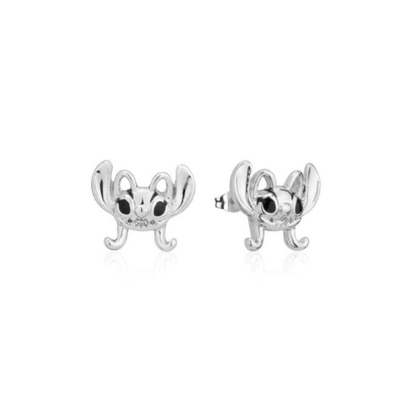 Couture Kingdom Disney Lilo and Stitch Angel Stud Earrings Accessory Silver