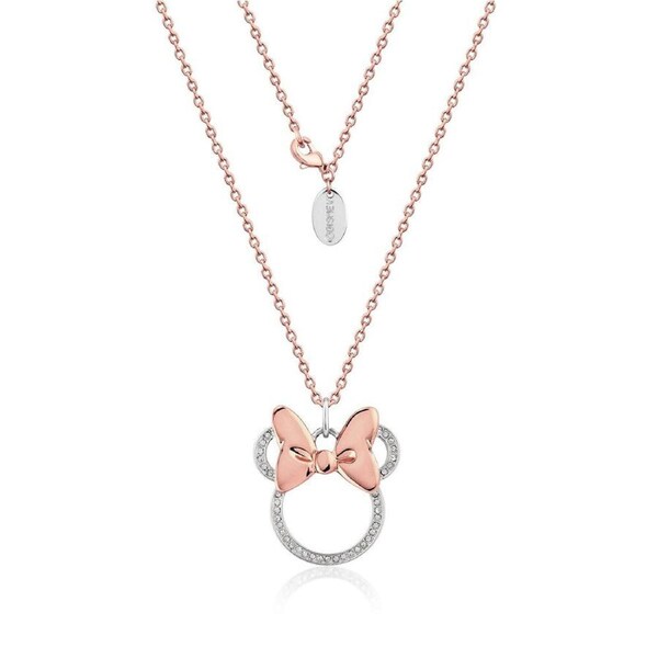 Couture Kingdom Disney Minnie Mouse Crystal Necklace Accessory 80cm Rose Gold
