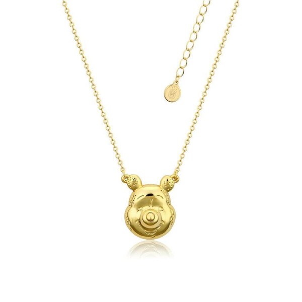 Couture Kingdom Disney Winnie The Pooh Fashion Accessory 14K 3D Necklace Gold