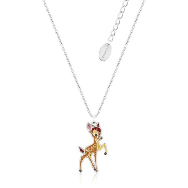 Couture Kingdom Disney Bambi Crystal Necklace Pendant Accessory 52cm Silver