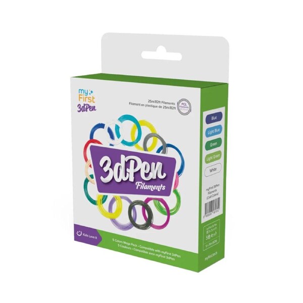 myFirst 3D Pen Cold Colour Filament 5 Pk