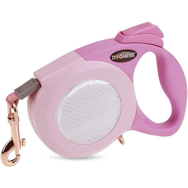 Dogness Retrac Lsh Elegance Pink 4M - M