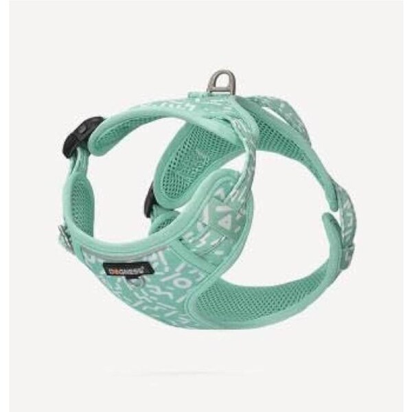 Dogness Elegant Series Harness Geometric Turquoise - L