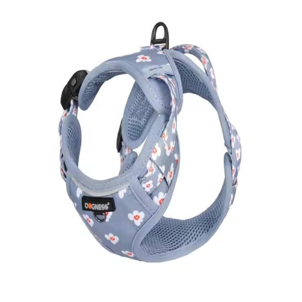 Dogness Elegant Series Harness Forget me not Blue - M