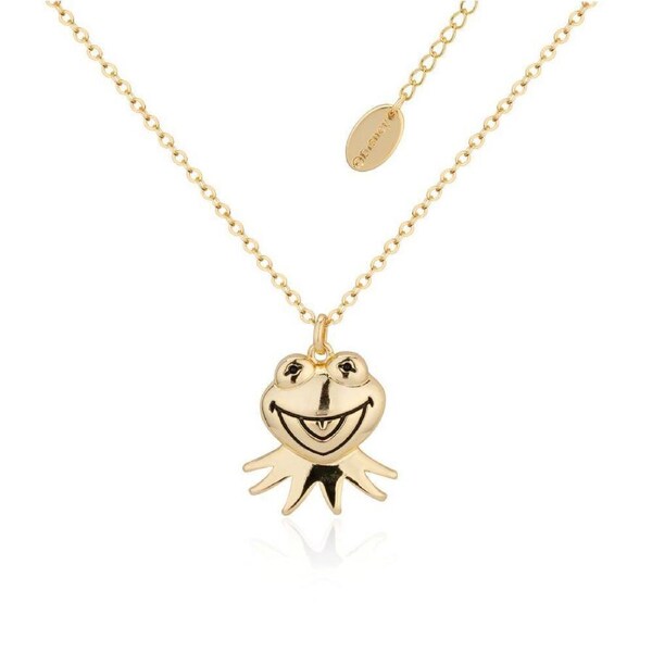 Couture Kingdom Disney The Muppets Kermit the Frog Fashion Necklace Gold