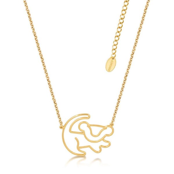 Couture Kingdom Disney The Lion King Simba Fashion Accessory Necklace Gold