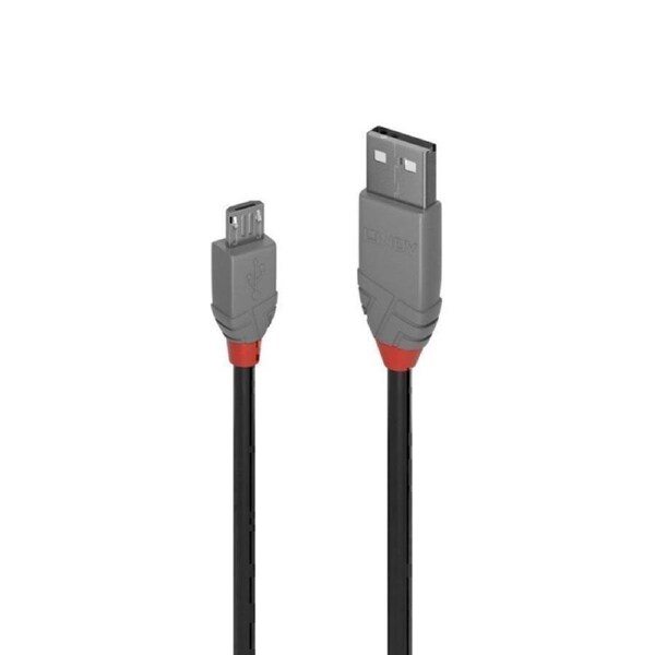 Lindy 0.5m USB-A 2.0 to Micro-B - Anthra Line