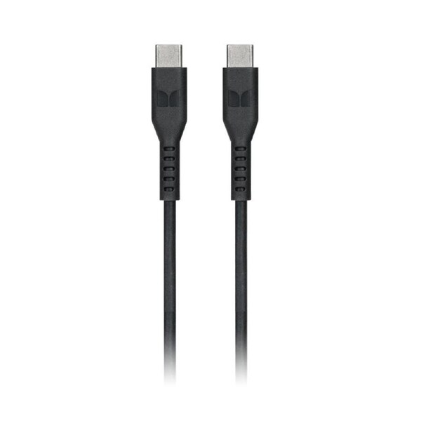 Monster USB-C to USB-C Thermo Plastic Elastometer Cable - Black 2m
