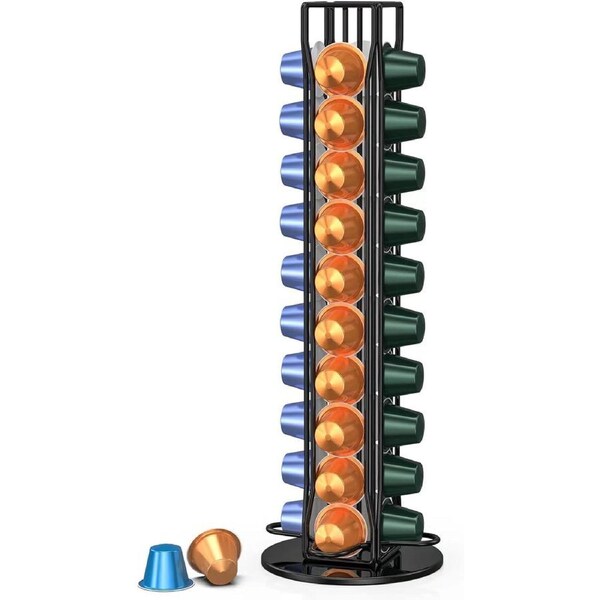 CARLA HOME Coffee Pods Holder Storage Compatible with 40 Nespresso Pods