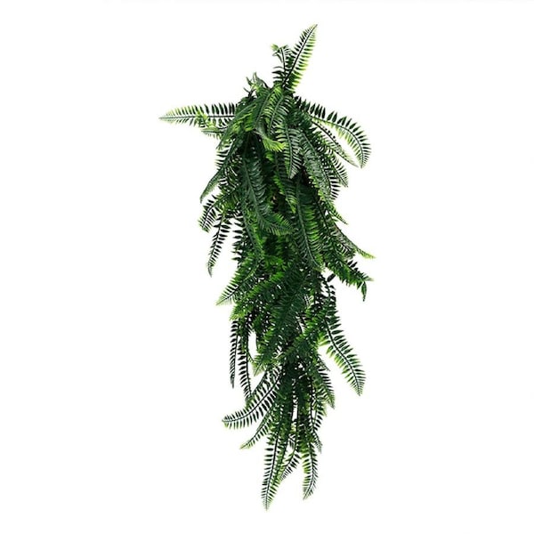 Lush Green Bracken Fern Cascade – Outdoor-Friendly 85cm