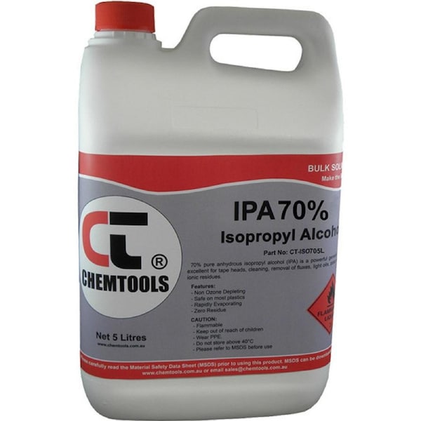 Chemtools ISO705L 70% Pure Isopropyl Alcohol 5 Litre