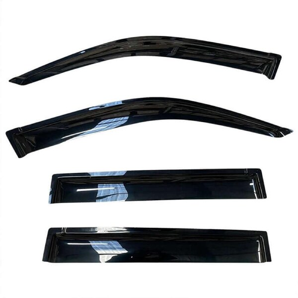 TRADIESCHOICE Premium Weathershields Weather Shields for Toyota Landcruiser 200 series 2007-2021- Stylish and Functional Upgrades