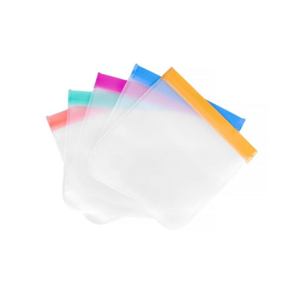 5 Pcs Ziplock Reusable Eco Friendly Bags