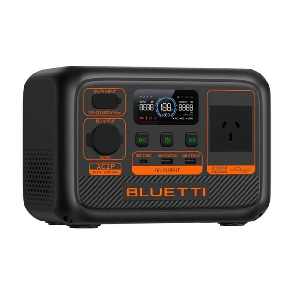 Bluetti AC2P Portable Power Station 300W 230.4Wh