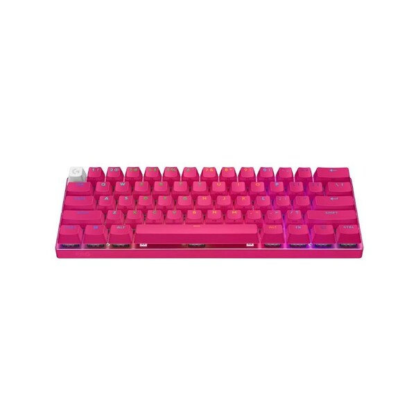 Logitech G PRO X 60 LIGHTSPEED Wireless Gaming Keyboard (Tactile) - Magenta