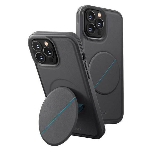 UNIQ NOVO MagneticPop Case (Suits iPhone 14 Pro Max) - Grey