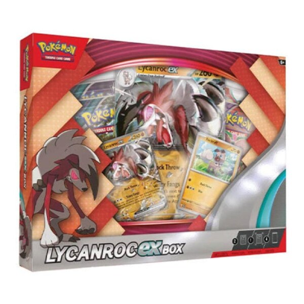 POKEMON TCG Lycanroc ex Box