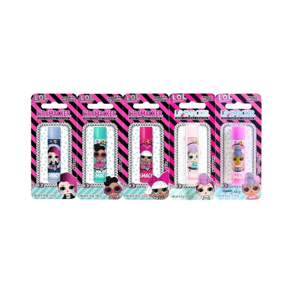 Lip Smacker LOL Surprise Lip Balm 5 Pack Set